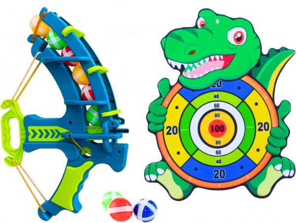 Set di tiro con l'arco con dinosauri per bambini