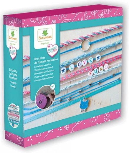 Set creativo per la creazione di braccialetti Kumihimo