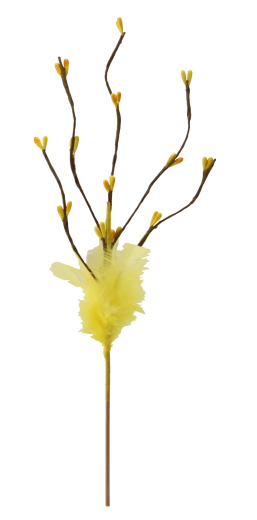 Ramoscello decorativo pasquale su pick 32 cm