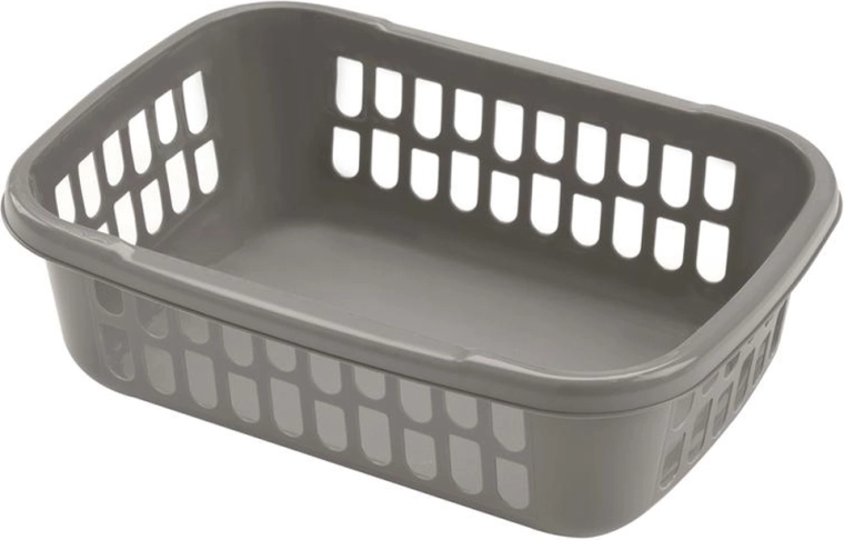 Cestino portaoggetti in plastica HEIDRUN 36 × 27 × 10,5 cm, assortimento colori