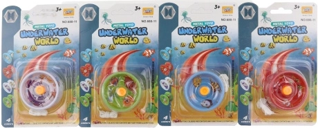 Yo-yo in metallo con tema del mondo marino