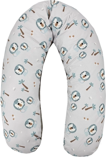 Cuscino allattamento Eko Velvet Lion beige 180 cm