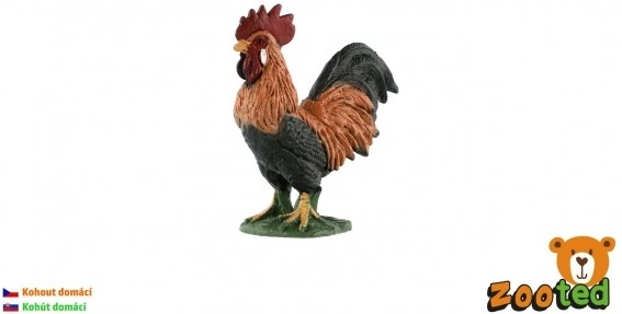 Figura in plastica di gallo 5 cm