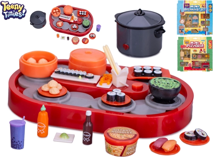 Teeny Tinies set di mini accessori da ristorante per bambole