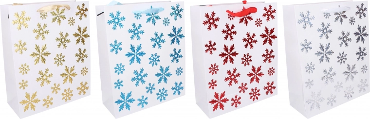 borsa regalo natalizia L 31 × 42 × 12 cm