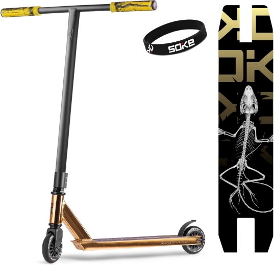 Monopattino freestyle Soke EVO street gold