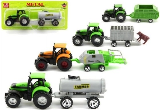 Trattore con rimorchio per bambini