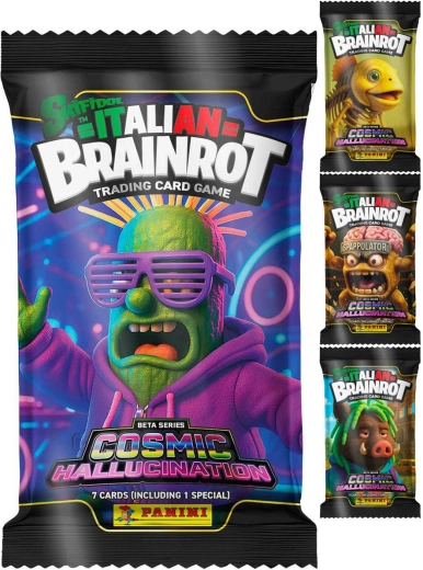 Panini Skifidol Italian Brainrot TCG Cosmic Hallucination booster pack - 1 pezzo