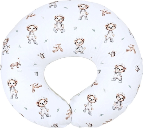 Cuscino da allattamento Velvet Gardener Bear 60 × 60 cm