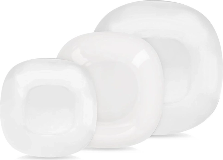 Set da tavola in vetro LUNA 18 pz