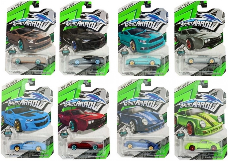 Auto da corsa in metallo