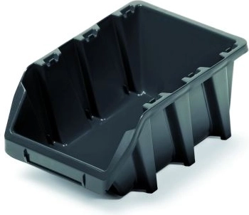 Box portaoggetti in plastica Bineer Long 120 × 77 × 60 mm nero