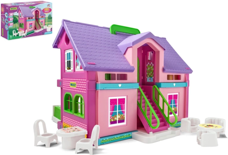 Casa delle bambole in plastica 37 × 30 cm Wader