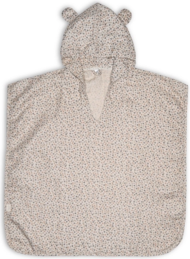 Poncho in mussola Nuuuroo Flor mix leaf 1–2 anni