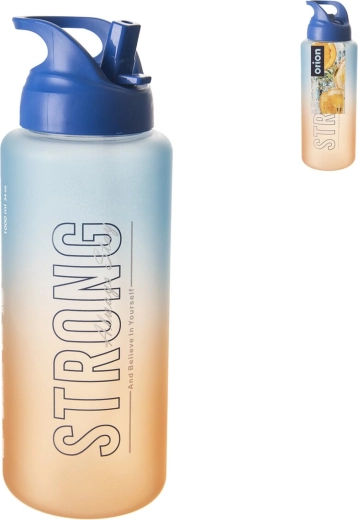 Bottiglia in tritan moly blue-arancione 1 l
