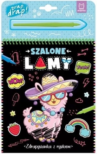 Lama pazze – libro da grattare con stilo
