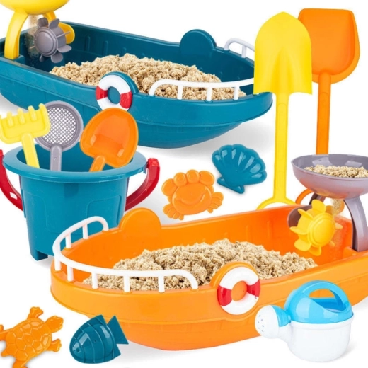 Woopie set navale per sabbia e acqua con set di accessori