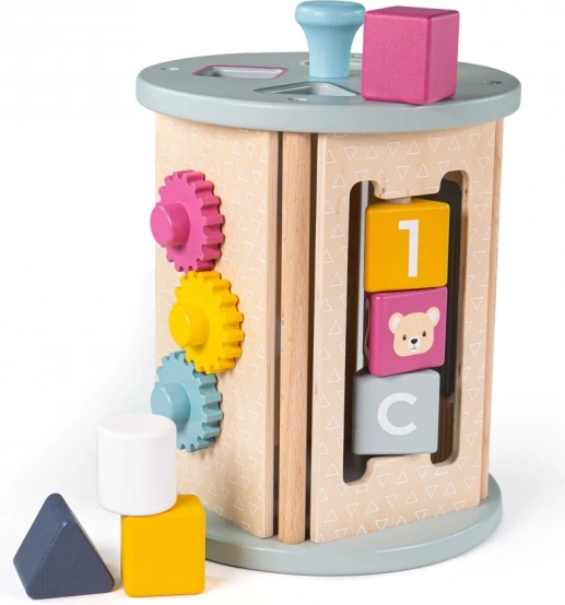 Cilindro motorico attivo BIGJIGS TOYS in legno FSC