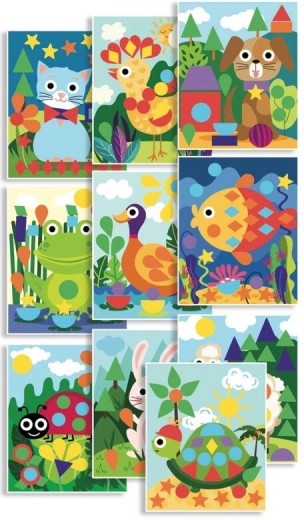 Adesivi forme e colori – fattoria