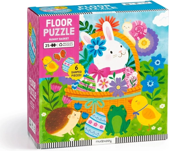 Mudpuppy puzzle da pavimento Coniglietto di Pasqua 25 pezzi