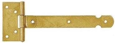 Cerniera per cancello 100 × 25 × 1,5 mm, zincata gialla