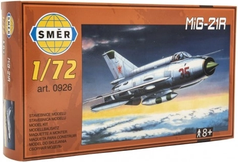 Modello realistico dell'aereo MiG-21R in scala 1:72
