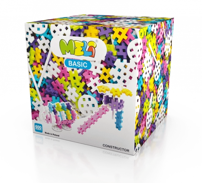 Set di costruzione MELI Constructor Pink 600 pezzi