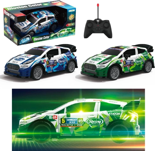 Auto da corsa radiocomandata 1:18 con luci