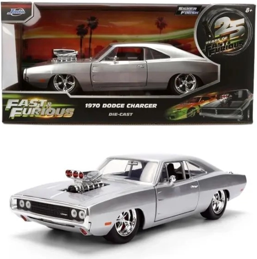 Jada Dodge Charger 1970 dal film Fast & Furious, edizione anniversario 1:24