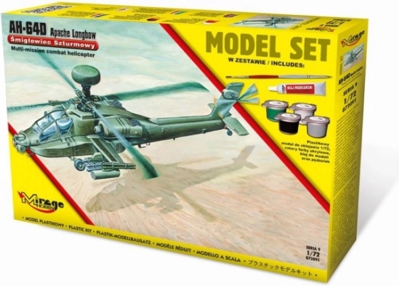 Set di montaggio AH-64D Apache Longbow [elicottero d’attacco americano].