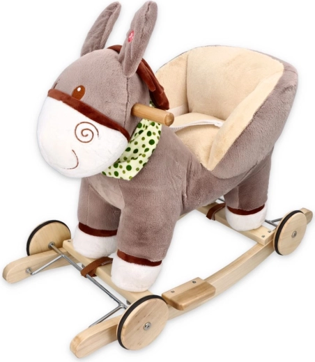 Adam Toys asinello a dondolo con seggiolino e ruote - 1 pezzo