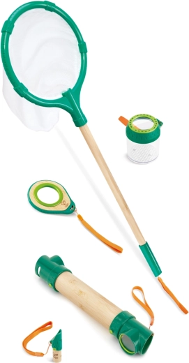 Set da esplorazione della natura in bambù e bioplastica per bambini