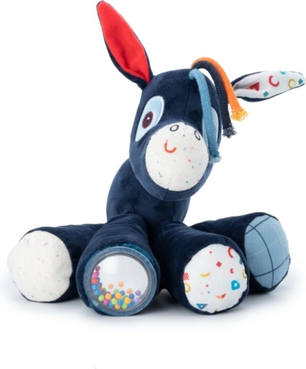 Lilliputiens giocattolo sonoro in peluche – asinello IGNÁC