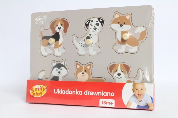 Puzzle in legno Animali cani