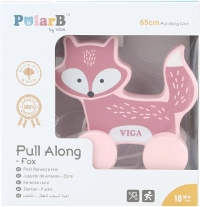 Trascinabile in legno volpe VIGA