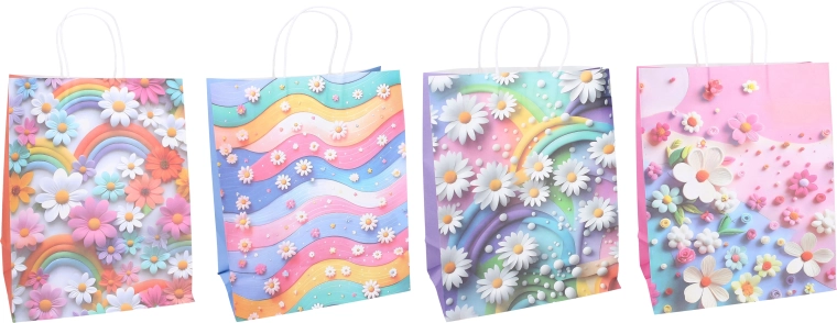 Sacchetto regalo S con motivo per tutto l'anno - 1 pezzo