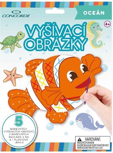 Set da ricamo Oceano CONCORDE per bambini