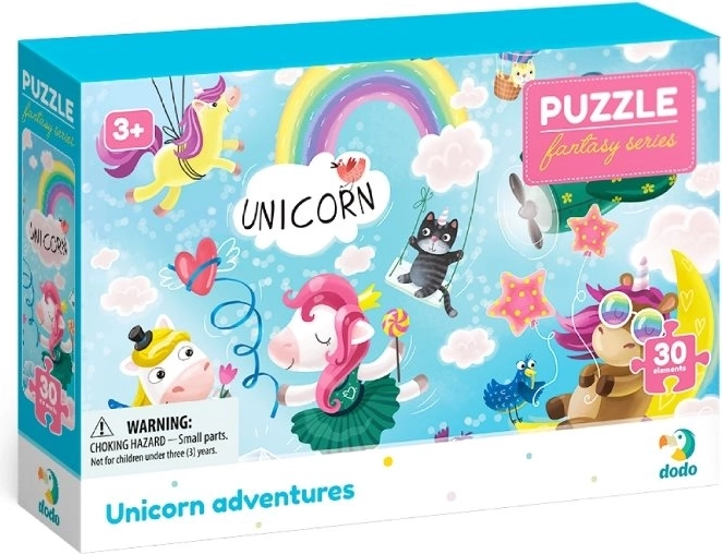 Puzzle Avventure degli Unicorni 30 pezzi