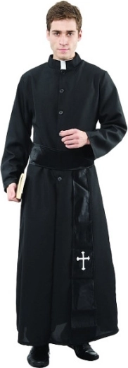 Costume da sacerdote per adulti