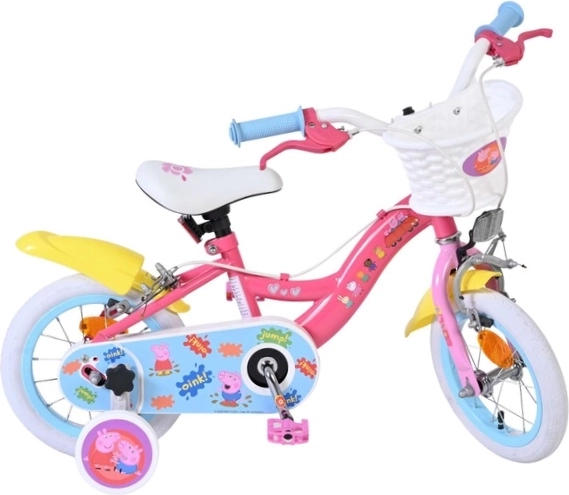 Bicicletta per bambini Peppa Pig 12" con rotelle
