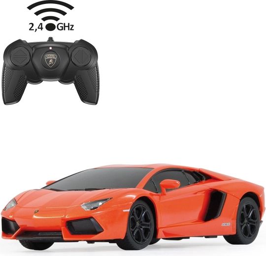 Auto RC Lamborghini Aventador in scala 1:24 arancione
