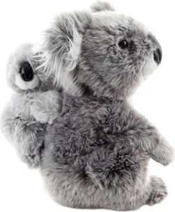 Koala di peluche con cucciolo 25 cm