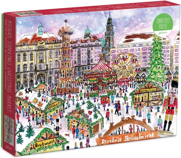 Puzzle Mercatino di Natale a Dresda 1000 pezzi