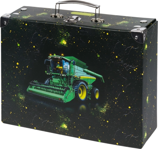 Valigetta scolastica pieghevole con trattore BAAGL