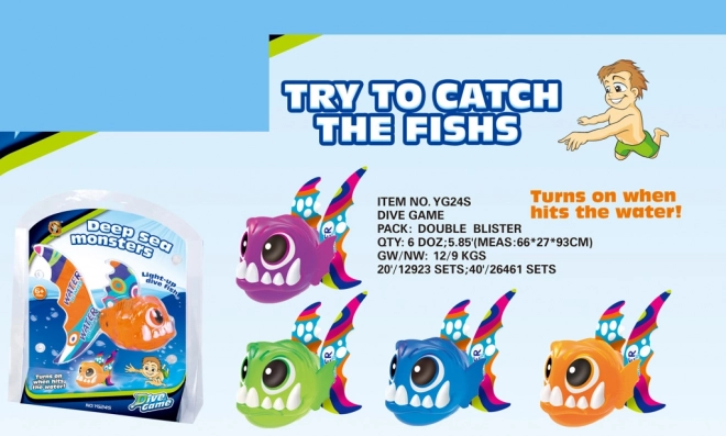 Mostro degli abissi per giochi d'acqua