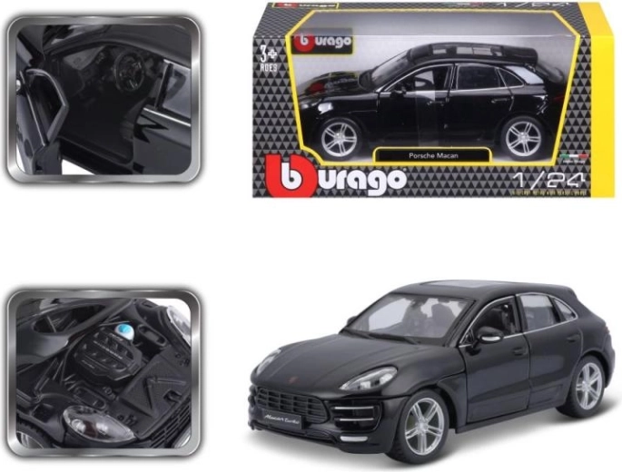 Bburago 1:24 Porsche Macan nera 18-21077