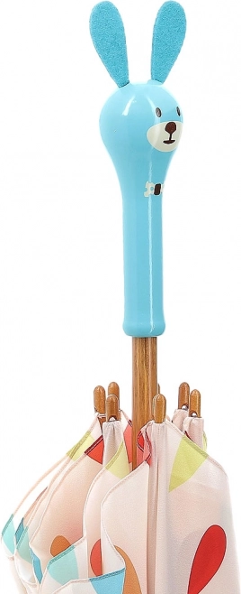 Ombrello per bambini con manico in legno coniglio Raoul VILAC