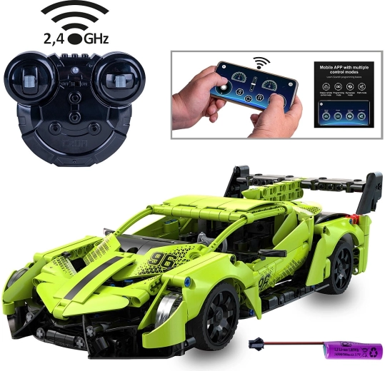 CaDA Phantom Ghost kit di costruzione supercar RC 1:14 verde