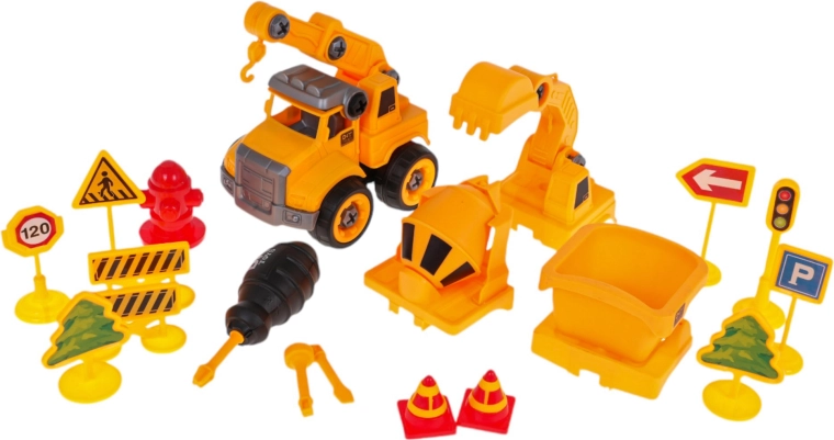 Veicoli da costruzione con accessori