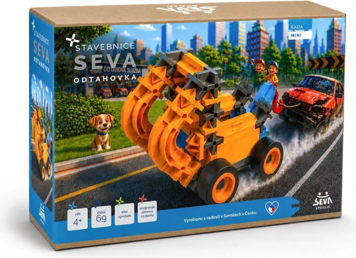 Seva mini carro attrezzi – set di costruzione da 69 pezzi